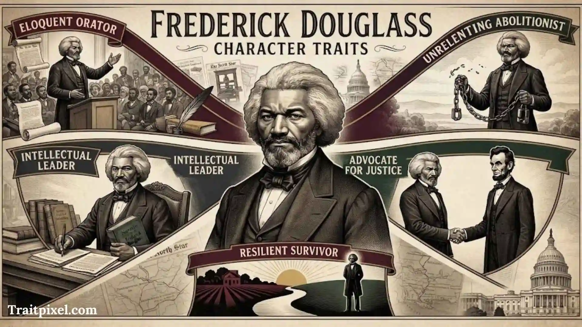 frederick douglass character traits